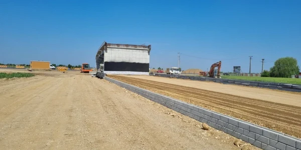 Lucrări pe şantierul Centurii Timişoara-Sud FOTO DRDP Timişoara