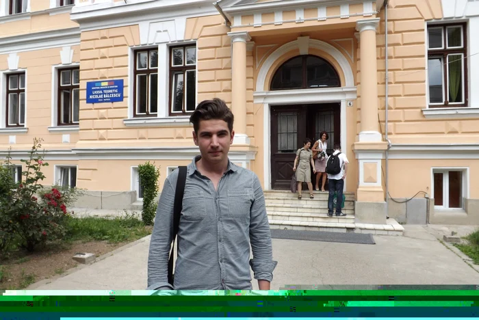 Vlad Berindean a susţinut că proba a fost uşoară. FOTO: Remus Florescu