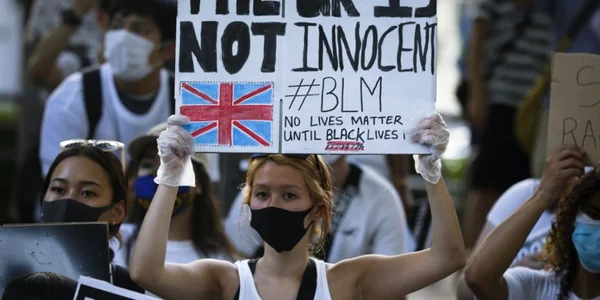 Proteste George Floyd în Marea Britanie FOTO EPA-EFE