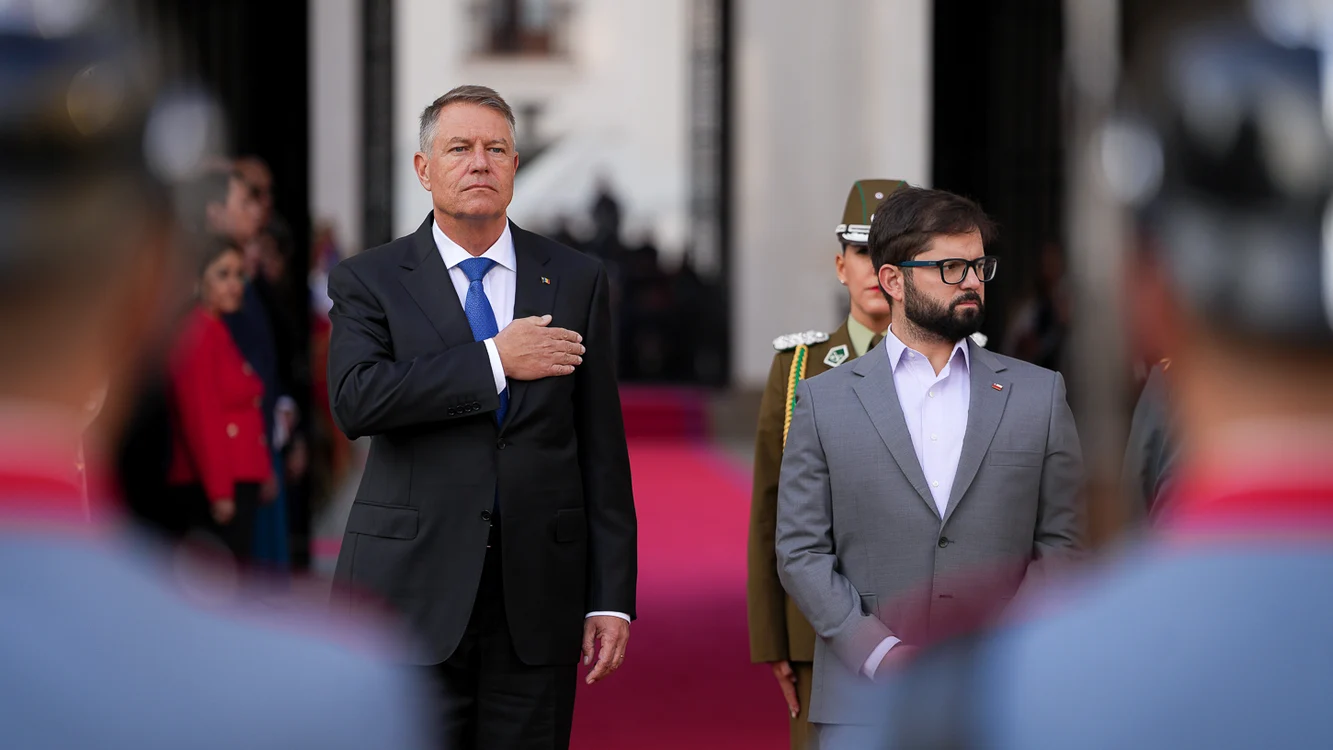 Președintele Iohannis, alături de omologul din Chile FOTO: Presidency
