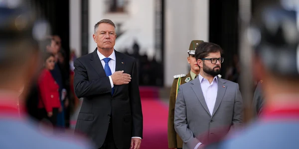 Președintele Iohannis, alături de omologul din Chile FOTO: Presidency