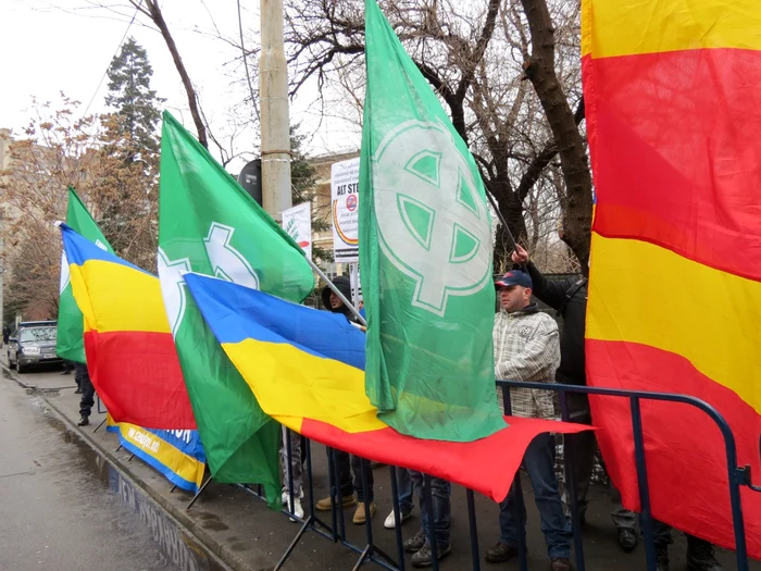 Membrii „Noii Drepte“ vor ieşi în stradă pe 15 martie. FOTO: Arhivă Adevărul