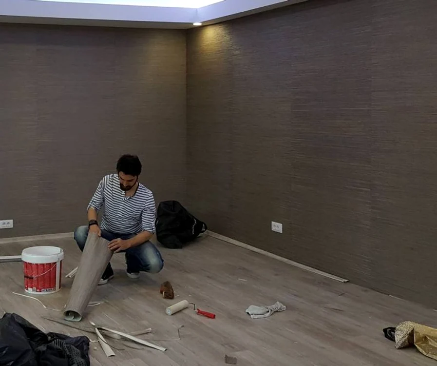 Soţul Andreei Marin se pricepe la amenajări interioare