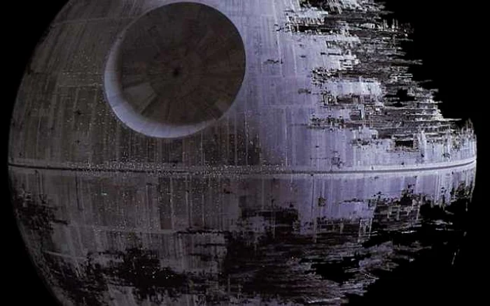 Adunarea materialelor pentru construcţia navei "Death Star" ar dura aproape un milion de ani FOTO LucasFilm