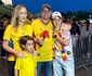 Ioana Maria Moldovan și Andrei Duban cu băieții la meci foto: Facebook