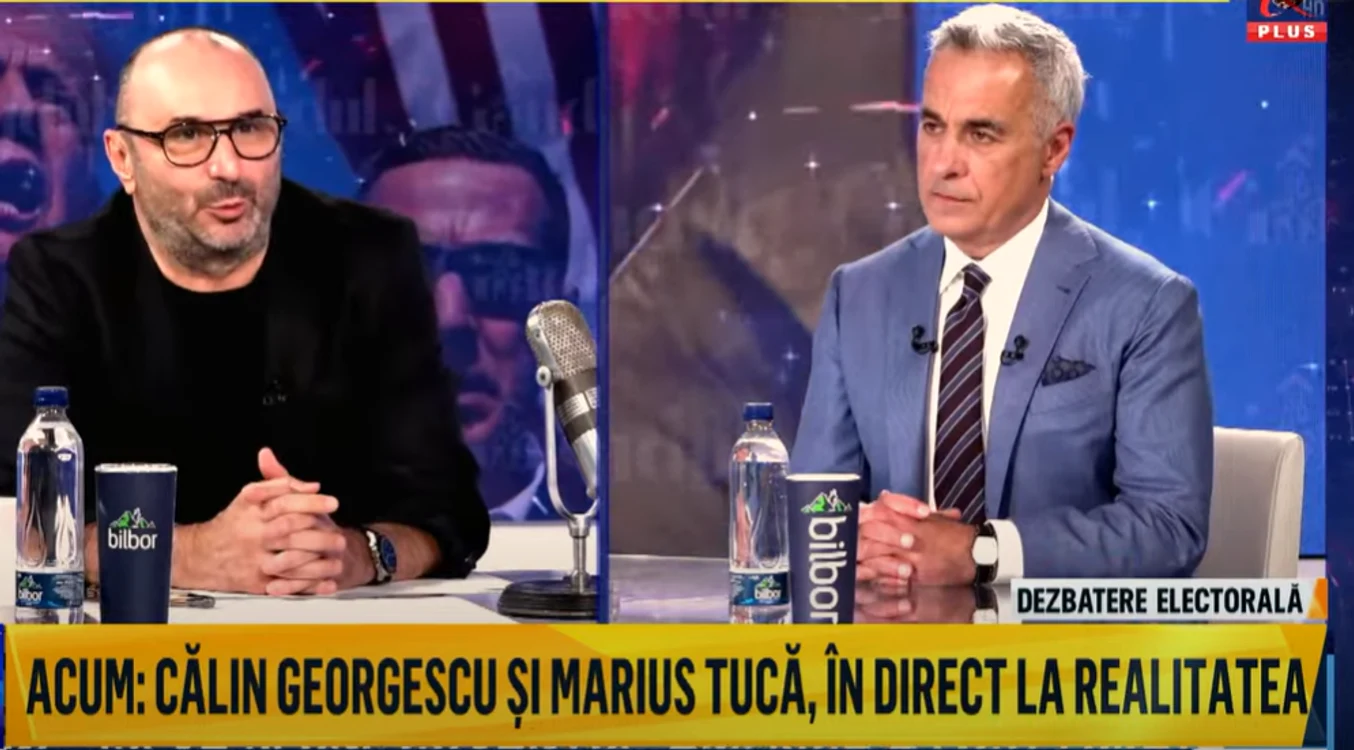 Călin Georgescu, la Realitate plus. FOTO captură Video Youtube