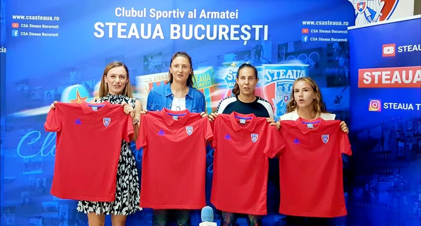 
    Cele patru tenismene care vor reprezenta Steaua de acum înainteFOTO: Facebook/ CSA Steaua  