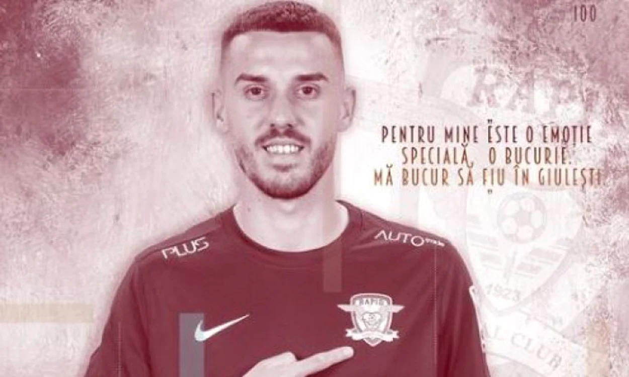 Răzvan Oaidă, prezentat oficial de Rapid