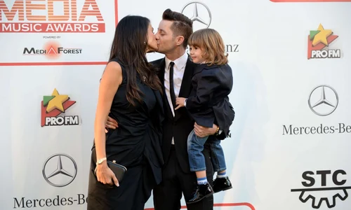 anca serea adrian sina green carpet media music awards 2014 jpeg