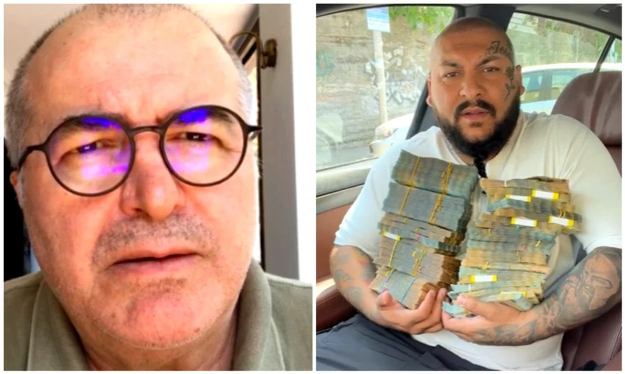 Florin Călinescu i-a atras atenția lui Dani Mocanu. foto: colaj Adevărul