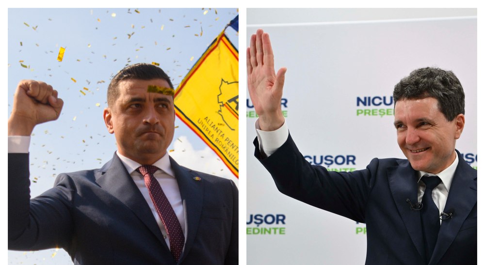 Un nou sondaj pentru turul II al prezidențialelor. George Simion, avans față de Nicușor Dan