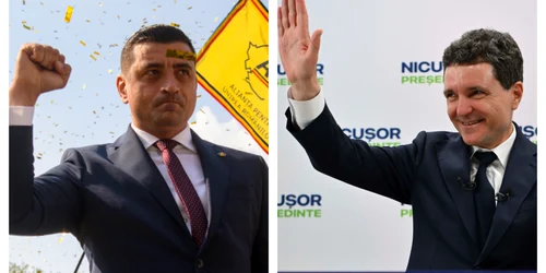 George Simion Nicusor Dan castigatori ai primului tur, 4 mai 2025 Foto Mediafax Inquam Photos jpg