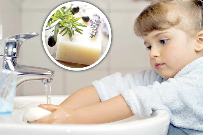 
    Săpunurile colorate conţin mai multe substanţe chimice, de aceea se recomandă alegerea unui săpun de culoare albă.  