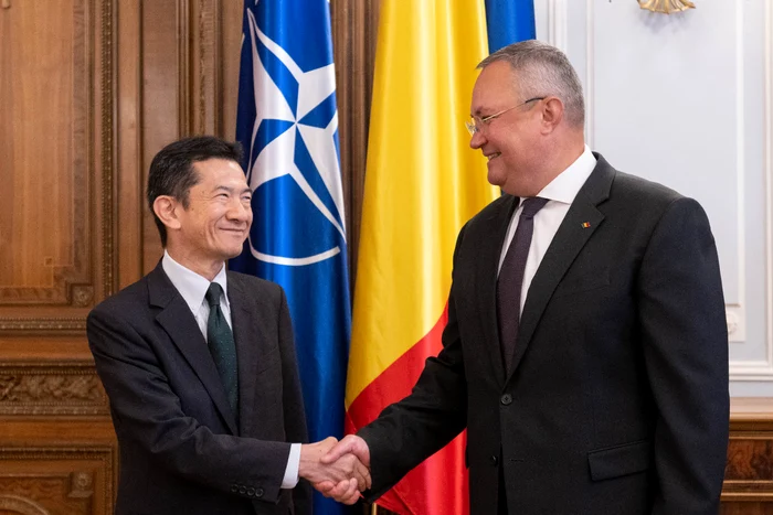 Nicolae Ciucă, întâlnire cu ambasadorul Japoniei la București FOTO: Facebook