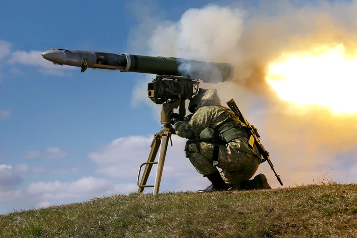 Rachete anti-tanc Kornet FOTO Wikipedia/ Mil.ru
