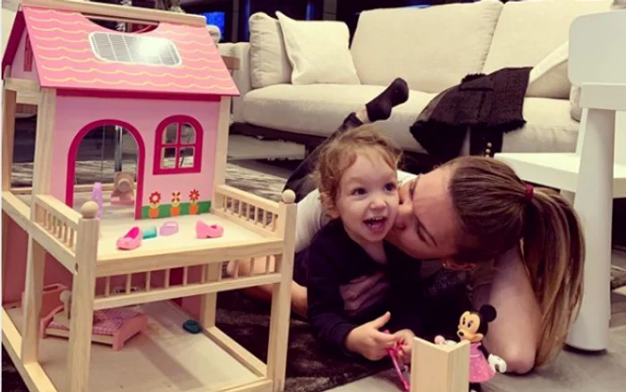 Simona Halep are o relație foarte apropiată cu nepoțica TaniaFoto: arhivă personală