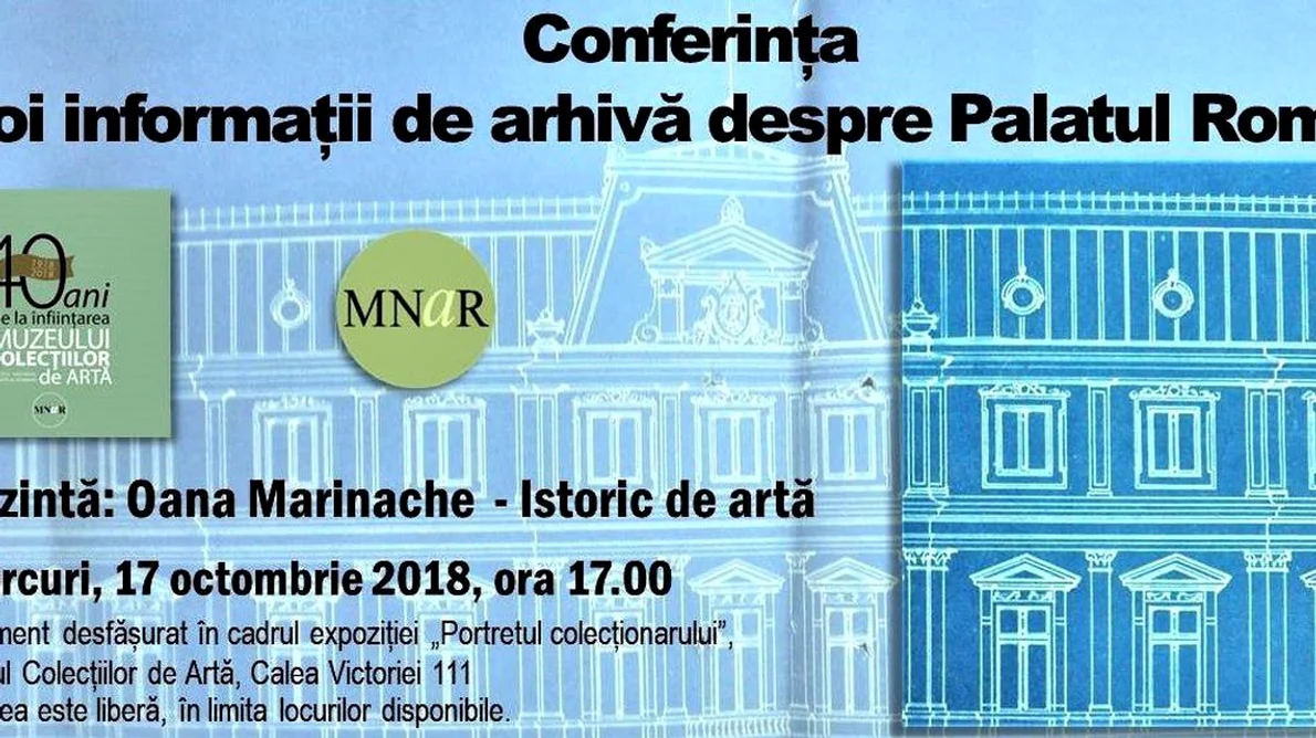 Conferința „Noi informații de arhivă despre Palatul Romanit” jpeg