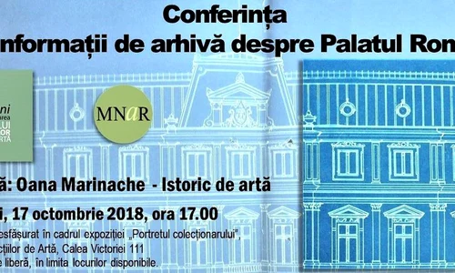 Conferința „Noi informații de arhivă despre Palatul Romanit” jpeg