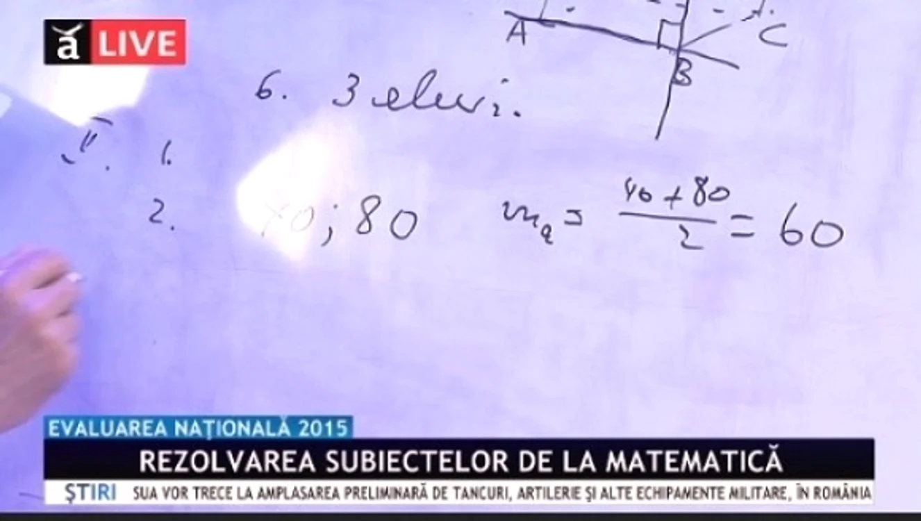 Rezolvare subiecte Matematică Evaluarea Națională 2015