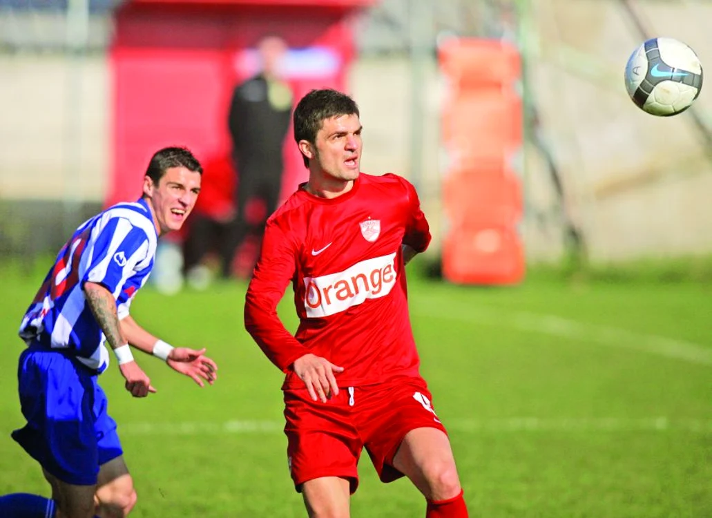 Dunărea Galaţi, aici într-un meci cu Dinamo II