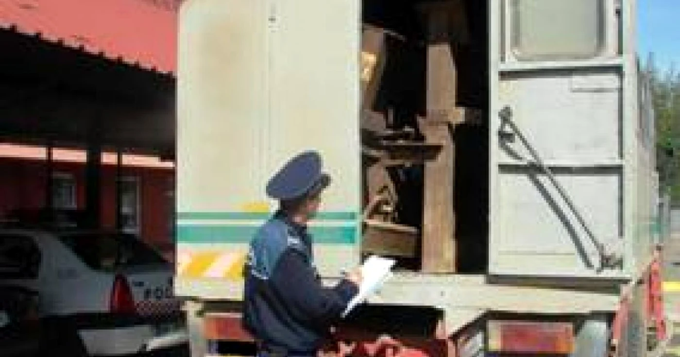 Furtul a fost constatat în incinta unui depozit de materiale