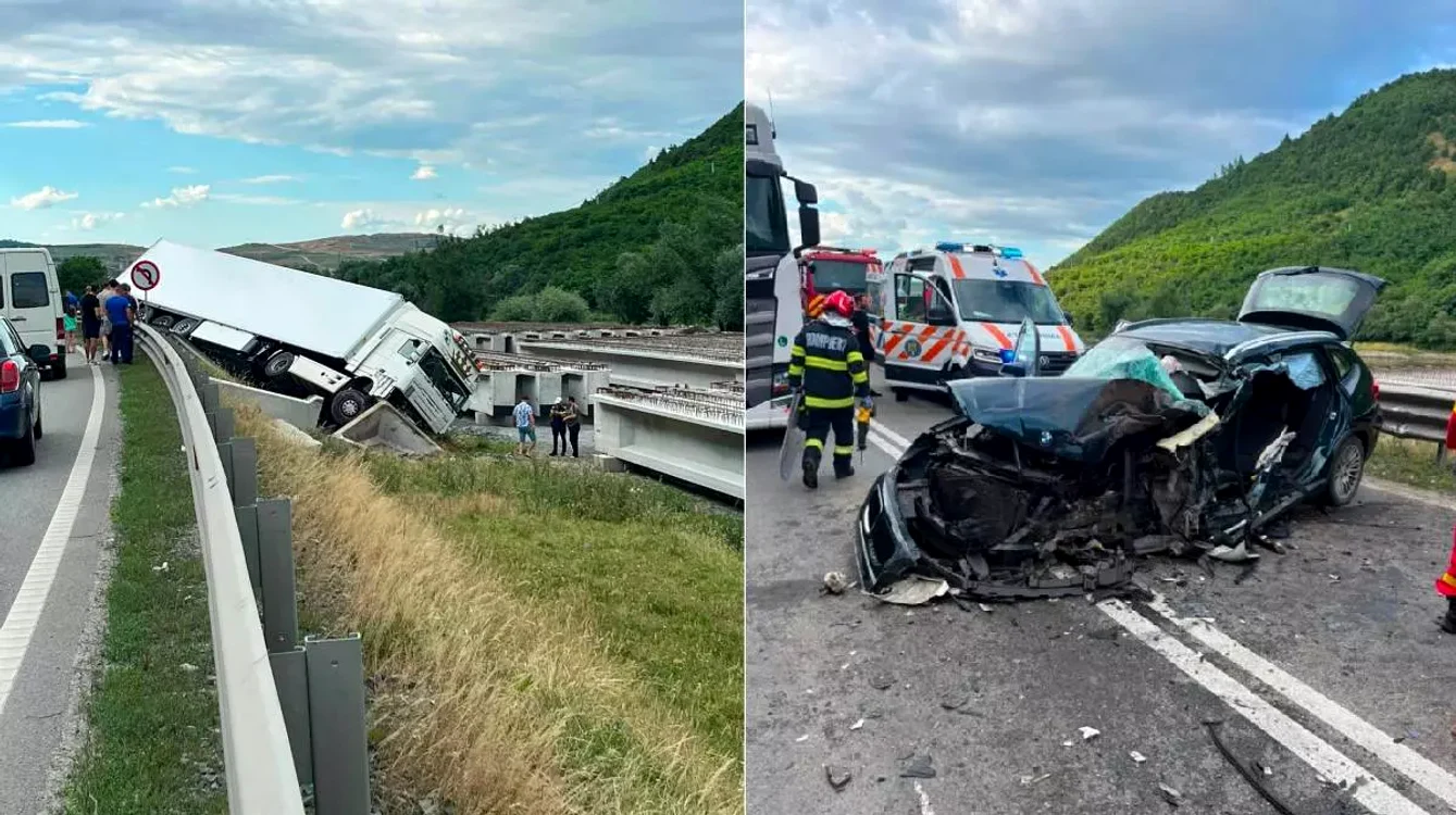 Accident grav pe Valea Oltului. 