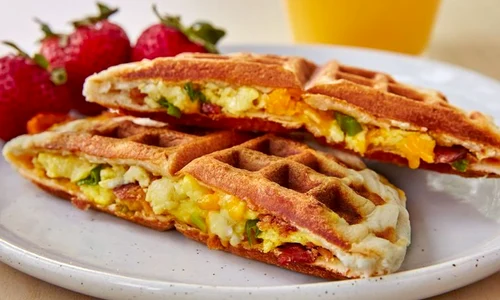 vafe cu ou si bacon jpeg