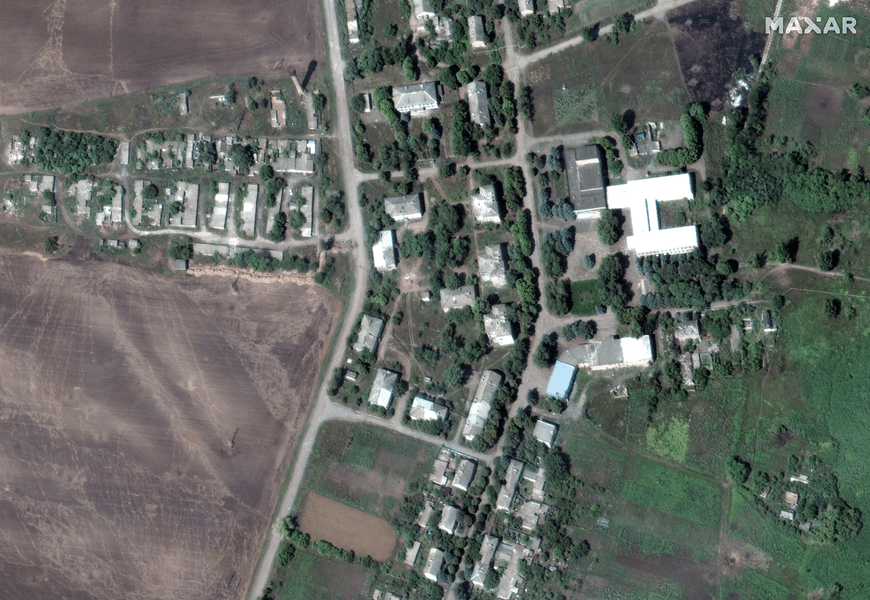Cum arată acum Soledar după luni de lupte intense. Imagini din satelit cu amploarea dezastrului FOTO