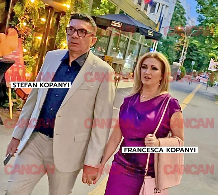 Ștefan Kopanyi alături de soția sa FOTO: Cancan