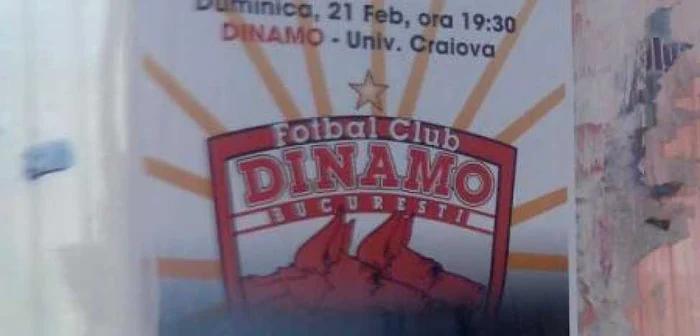 Posterele dinamoviştilor au împănzit Bucureştiul