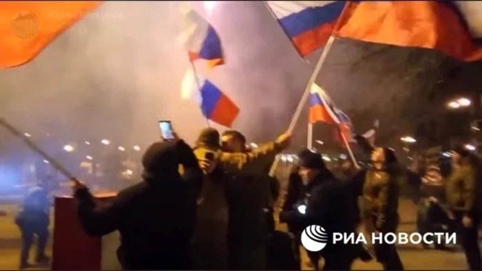 Captură video / Наш выбор В.В.Путин (Alegerea noastră V.V. Putin)