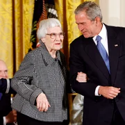 harper lee george bush GettyImages 77696315 jpg