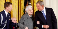 harper lee george bush GettyImages 77696315 jpg