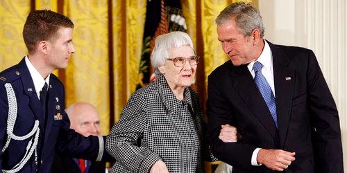 harper lee george bush GettyImages 77696315 jpg