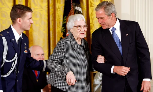 harper lee george bush GettyImages 77696315 jpg