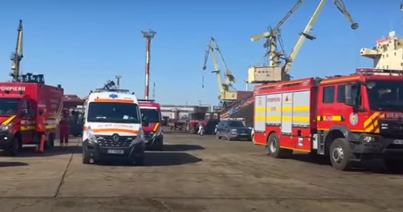 Autospeciale ale Pompierilor și Ambulanței la Șantierul Naval Midia