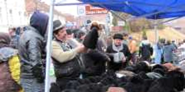 Târg de căciuli la Blaj