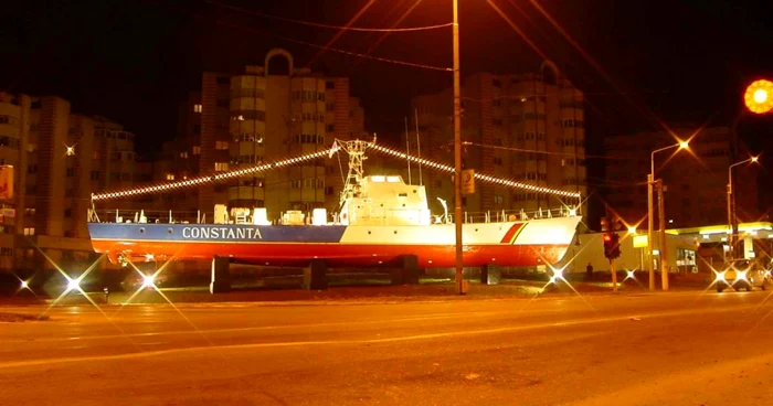 Vaporul de la intrarea în oraş FOTO Primăria Constanţa