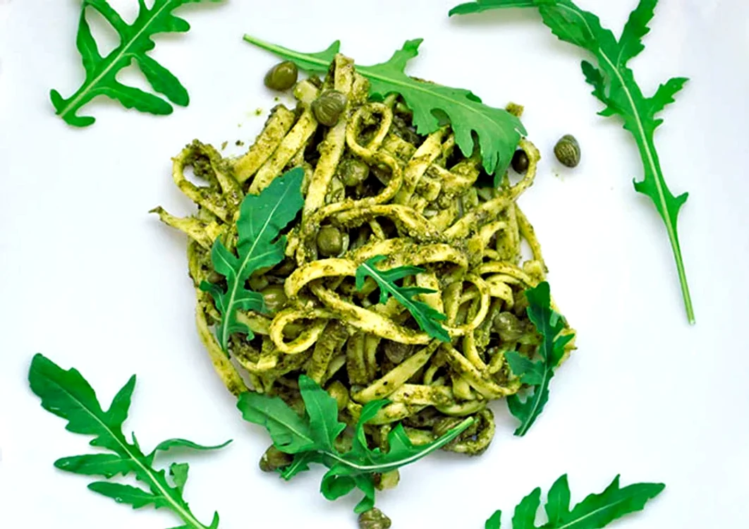 Paste cu busuioc și rucola FOTO gourmandelle.com