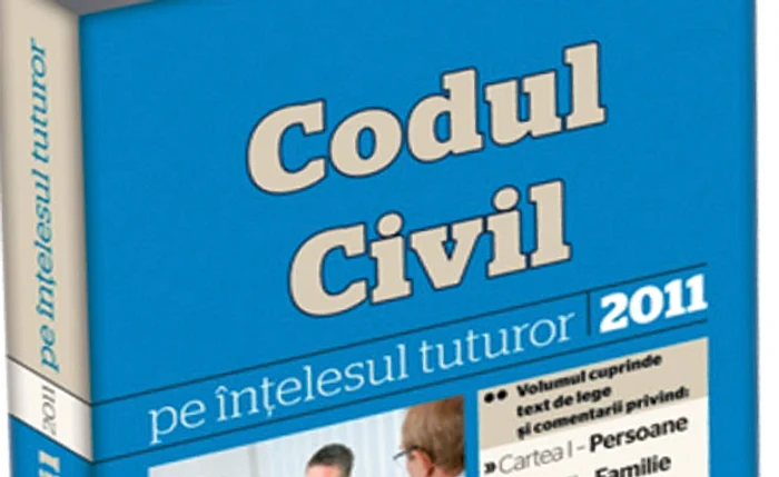 Codul Civil numai cu ziarul "Adevărul"