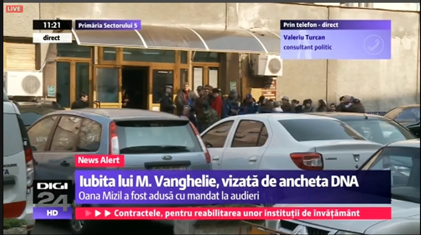 Sediul Primăriei Sectorului 5 a fost și el percheziționat în cazul cercetării primarului Marian Vanghelie