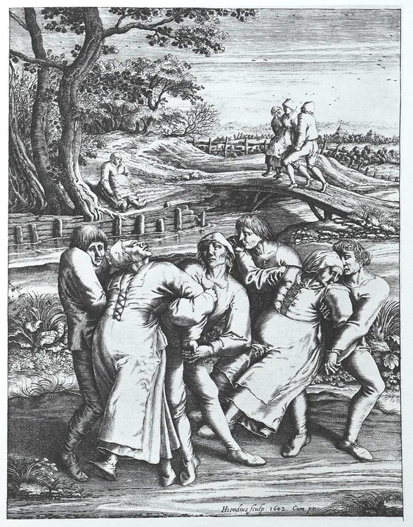 Epidemia de dans din 1518 FOTO wikipedia