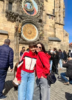 Livia Graur și-a sărbătorit ziua de naștere la Praga, alături de fiica ei, Renata foto: arhiva personală 