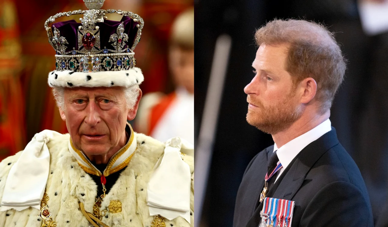 Regele Charles si Printul Harry jpg