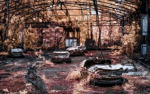 Imagini spectaculoase în infraroşu din Cernobil FOTO Photoland Catersnews Vladimir Migutin