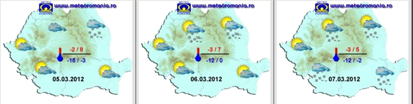 
    Ce temperaturi vor fi luni şi marţi  