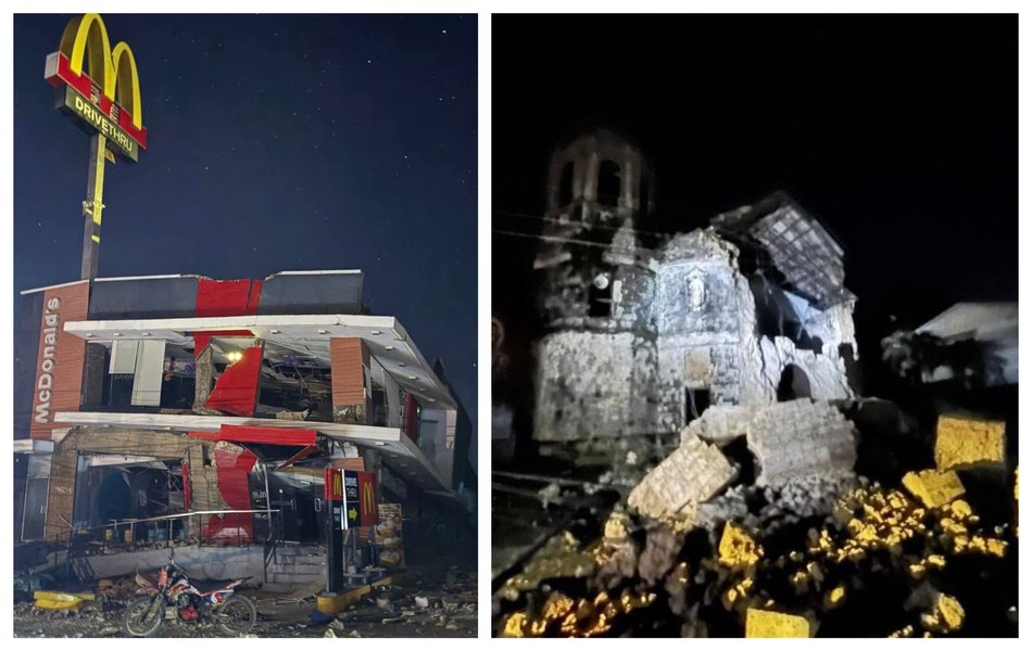 Cutremur de 6,9 în Filipine: cinci morți, oameni prinși sub clădiri prăbușite și pene de curent