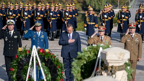 Premierul Ciucă la celebrarea Zilei Armatei Române FOTO Facebook /Guvernul României