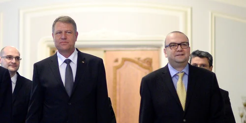 George Scutaru şi Klaus Iohannis FOTO Mediafax