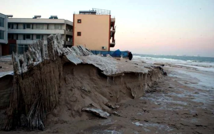 Eroziune în zona Eforie